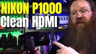 NIKON COOLPIX P1000 | Clean HDMI out for the BlackMagic Atem Mini