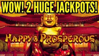  2 MASSIVE JACKPOT HANDPAYS on DRAGON LINK HAPPY & PROSPEROUS! 