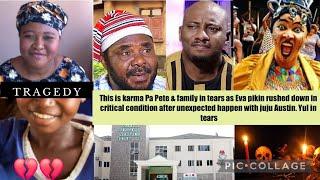 This is karma Pete & family in tears as Eva pikin in CRITICAL state after unexpected occur with Juju