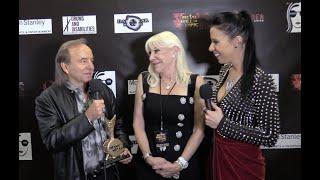 Wendy Dio and Jack Orbin of Stone City Attractions at The Metal Hall of Fame