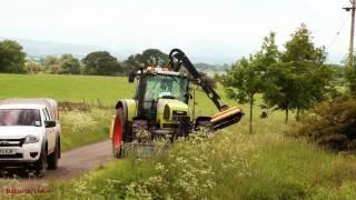 Verge Cutting with Claas and Strimming as Well !