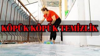 Balkon Temizliği   Kaba inşaat temizliği | Temizlik Vlog