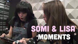 Somi and Blackpink Lisa All Moments in "I AM SOMI" | feat Teddy