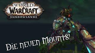 WoW Shadowlands - die neuen Mounts!