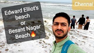 Edward Elliot's Beach or Besant Nagar Beach | Punjabi Lassi | Chennai