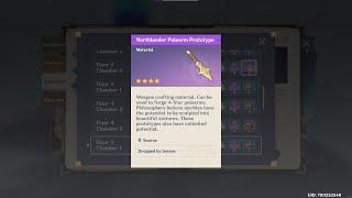 How to Get a Northlander Polearm Prototype in Genshin Impact - Level 4 Crafting Material Dragonspine