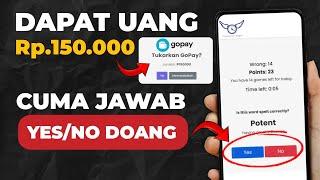 DAPAT UANG - Cuma Klik Yes/No Doang!! Cara Mendapatkan Uang Dari Internet Terbaru 2024