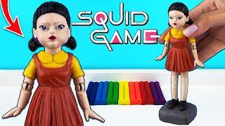 Making The creepy Giant Doll From Netflix’s “Squid Game” with Clay. Sculpture video