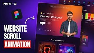 How to Create Full Page Website Scroll Animation In Figma | Figma Tutorial