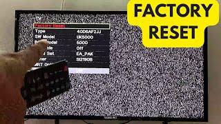 How to Factory Reset Samsung TV