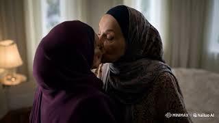 Older Muslim women kiss hard | Lesbian kissing video