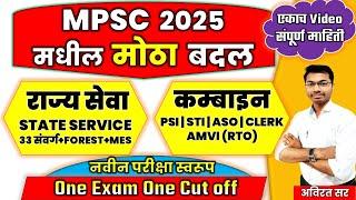 MPSC 2025 new pattern | mpsc exam information | mpsc combine new pattern | mpsc syllabus | #mpsc