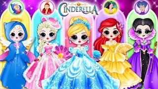 Disney Princess: Cinderella's Love Story, Help Cinderella Dress Up | DIY Paper Dolls Fashion