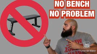 HOW TO DO A BENCH PRESS WITHOUT A BENCH | How to barbell floor press aka the garage gym bench press