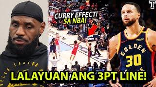 Interesting ang plano na "LALAYUAN ANG 3 POINT LINE SA NBA!" , Ito ang sabi ni Lebron James dito!