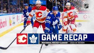 Flames @ Maple Leafs 11/10 | NHL Highlights 2023