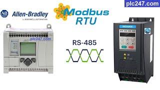 MicroLogix 1100 "Modbus RTU" Inovance MD200 Tutorial