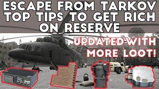 Top Tips to Get Rich on Reserve ; Loot and Key Guide - Escape From Tarkov