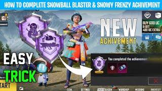 How To Complete Snowball Blaster Conqueror Achievement | How To Complete Snowy Frenzy Achievement