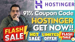 Hostinger Hosting Discounts!  91% 2024 Coupon Code - Unlock the DEAL!