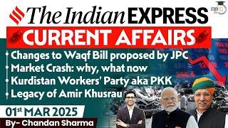 Indian Express Analysis | 1st March 2025 | The Indian Express Newspaper Analysis #news