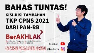 BONGKAR! Kisi Kisi TKP Tambahan Core Value ASN