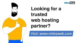 Looking for a trusted web hosting partner? मोटाभाई recommends MilesWeb