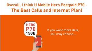 U Mobile Hero Postpaid P70 vs Digi Postpaid 80