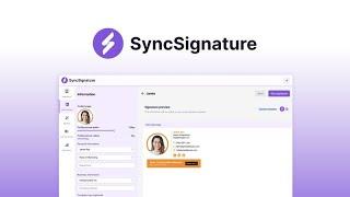 SyncSignature Lifetime Deal - Create professional headshots & branded email signatures in a minute!