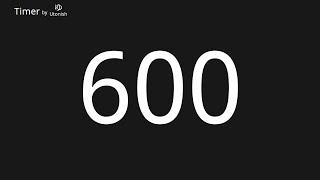 600 Second Countdown Timer