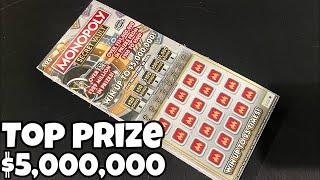 We Bought the Whole Pack!! | $20 Monopoly Secret Vault | $5,000,000 Top Prize!!