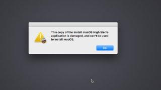 SOLUCIÓN EN ESPAÑOL: This copy of install macOS High Sierra is damaged