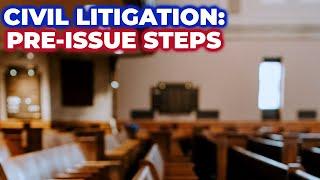 Civil litigation: What you should do pre-issue | BlackBeltBarrister