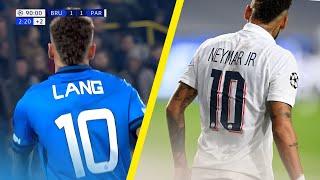 Neymar vs. Noa Lang: UCL Dribble Masterpieces - 16 vs 12 Dribbles!