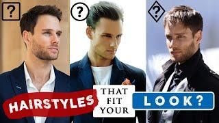 How to CHOOSE  the RIGHT HAIRSTYLE for MEN | Face shape & hair texture