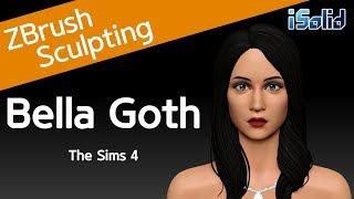 ZBrush Sculpting - Bella Goth / The Sims 4