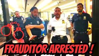 Frauditor Arrested in 3 Minutes by NYPD ! ( New Footage Must See )