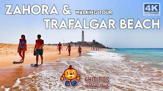 ZAHORA and TRAFALGAR beach | SUMMER 2024 | 4K UHD | Walking Virtual Tour Spain