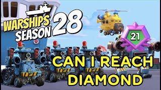 Boom Beach Warships Season 28 Can i reach Diamond with Heavy Choppa and Seeker?