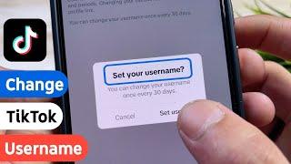 How to Change TikTok Username | TikTok username change karne ka tarika