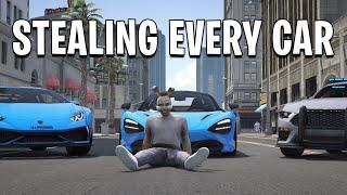 Stealing Every Car in GTA 5 RP