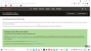 Download Java JDK from Oracle com