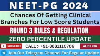 NEET-PG 2024 UPDATE | CHANCES OF ZERO PERCENTILE | BUDGET FOR LOW SCORE STUDENT | DETAIL INFORMATION