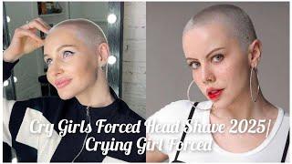 Cry Girls Forced Head Shave 2025k2026//crying Girl Forced Head Shave Buzzcut And Baldcut ideas 2025