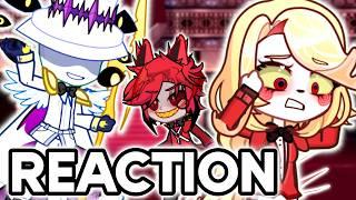 Hazbin Hotel React to God vs Alastor || Hazbin Hotel Gacha Animation || REACTION