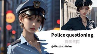 【AI & Art Reina&Kasumi 麗奈と香澄】Police questioning *職務質問