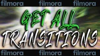 how to get warp transition  in filmora hindi - get all transition in filmora