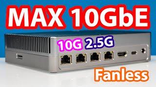 MAX Fanless 10Gbase-T Mini PC and Router