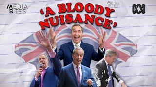 Farage’s anti-migration rhetoric met with rocks and milkshakes | Media Bites