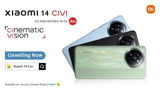Xiaomi 14 CIVI - #CinematicVision | Launching on 12th June